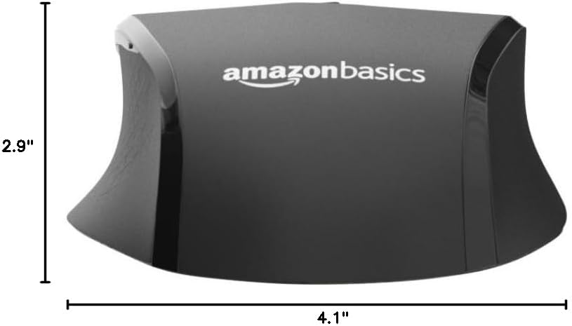 Amazon Basics Portable Wireless Computer Mouse. Ergonomic. 2.4 GHz Optical. DPI Adjustable. Easy to Use. Compatible With PC. Mac. Laptop. Black