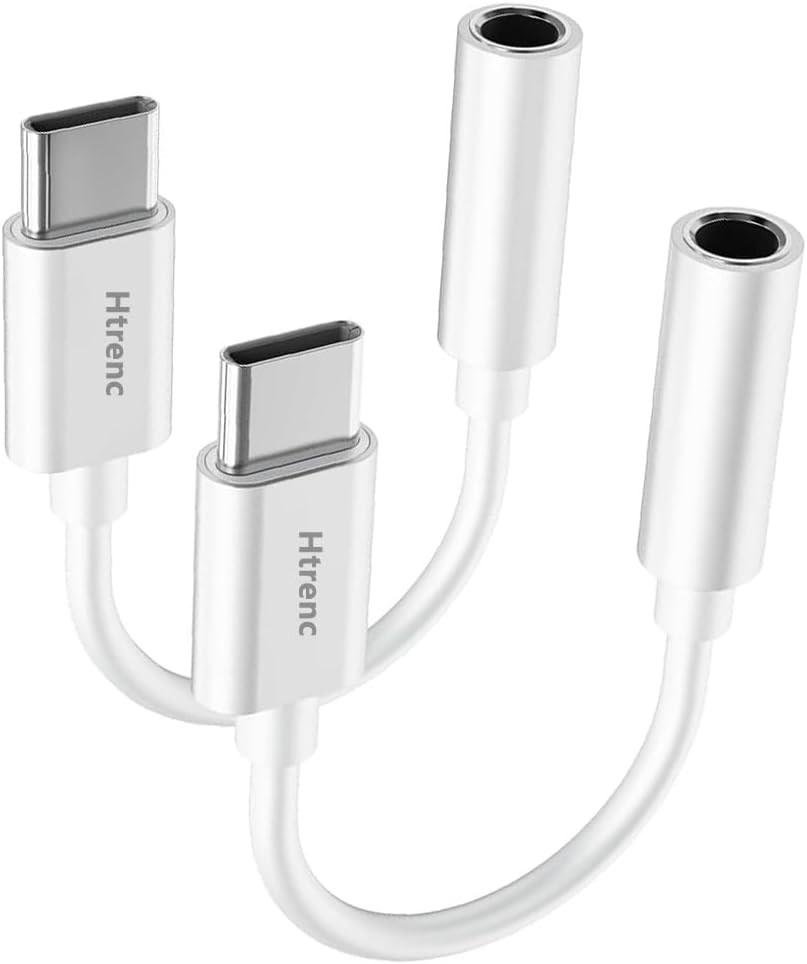 USB C to 3.5mm Headphone Jack Adapter for iPhone17/ iPhone 16/16 Pro/15/15 Pro/Pro Max/Plus. Type C Aux Audio Dongle Cable Cord Compatible with iPad. Samsung Galaxy S23/S22/S21. MacBook(2 Pack)