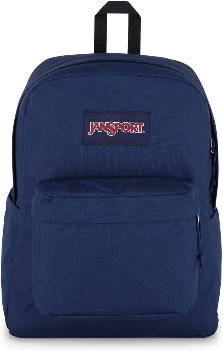 Amazon.com | JanSport SuperBreak Plus Backpack with Padded 15-inch Laptop Sleeve and Integrated Bottle Pocket - Spacious and Durable Daypack for Work and Travel - Black | Casual Daypacks