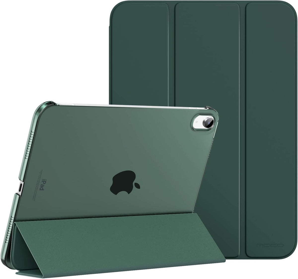 MoKo for iPad (A16) 11th Generation Case. iPad 10th Gen Case. Navy Blue | For iPad 11/10.9 Inch Case 2025/2022. Slim Stand Hard PC Translucent Back Shell Smart Cover.Support Touch ID.Auto Wake/Sleep