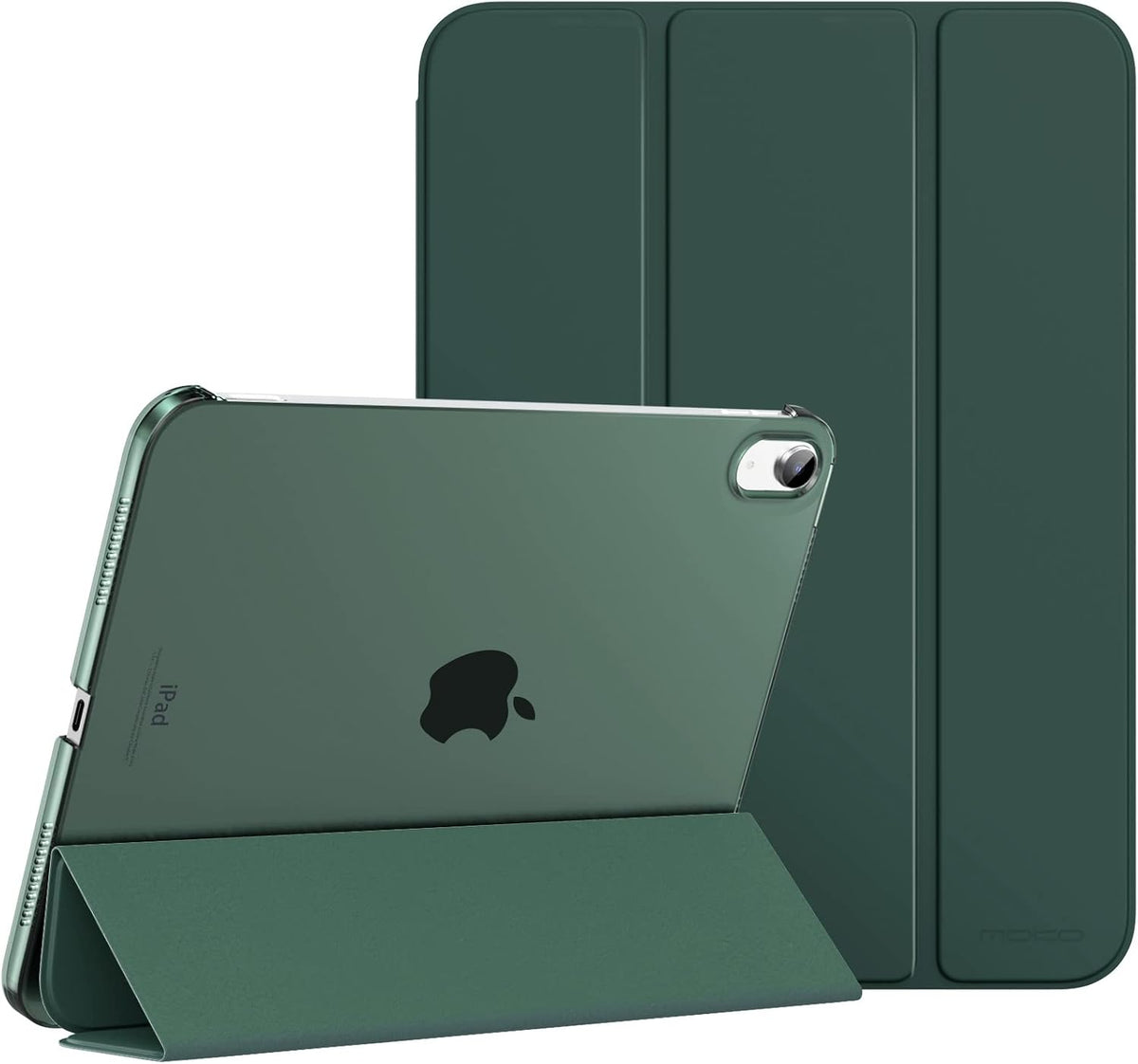MoKo for iPad (A16) 11th Generation Case. iPad 10th Gen Case. Navy Blue | For iPad 11/10.9 Inch Case 2025/2022. Slim Stand Hard PC Translucent Back Shell Smart Cover.Support Touch ID.Auto Wake/Sleep