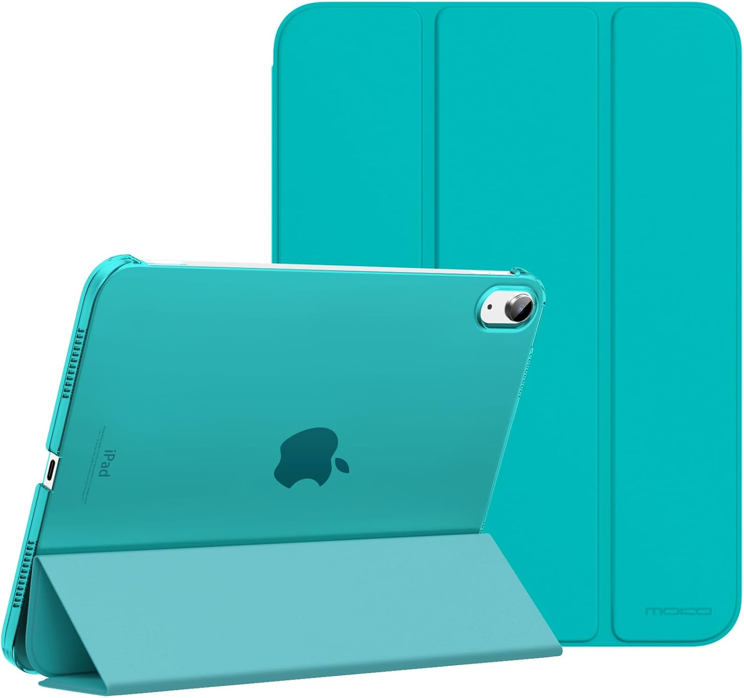 MoKo for iPad (A16) 11th Generation Case. iPad 10th Gen Case. Navy Blue | For iPad 11/10.9 Inch Case 2025/2022. Slim Stand Hard PC Translucent Back Shell Smart Cover.Support Touch ID.Auto Wake/Sleep