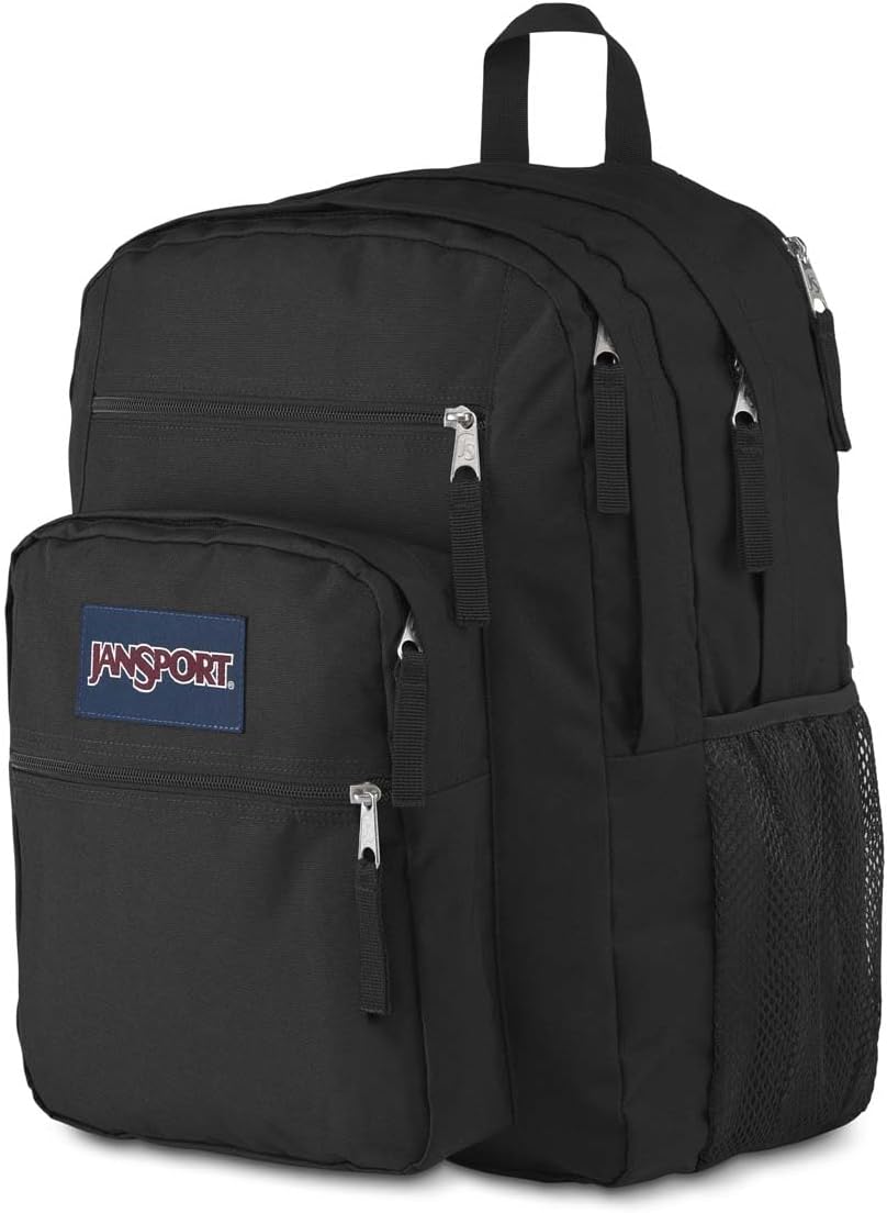 JanSport Laptop Backpack - Computer Bag with 2 Compartments. Ergonomic Shoulder Straps. 15 Laptop Sleeve. Haul Handle - Black
