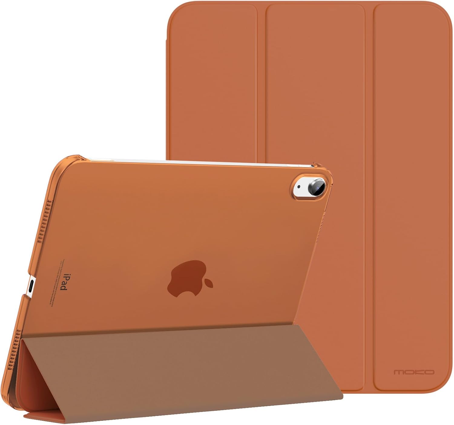 MoKo for iPad (A16) 11th Generation Case. iPad 10th Gen Case. Navy Blue | For iPad 11/10.9 Inch Case 2025/2022. Slim Stand Hard PC Translucent Back Shell Smart Cover.Support Touch ID.Auto Wake/Sleep
