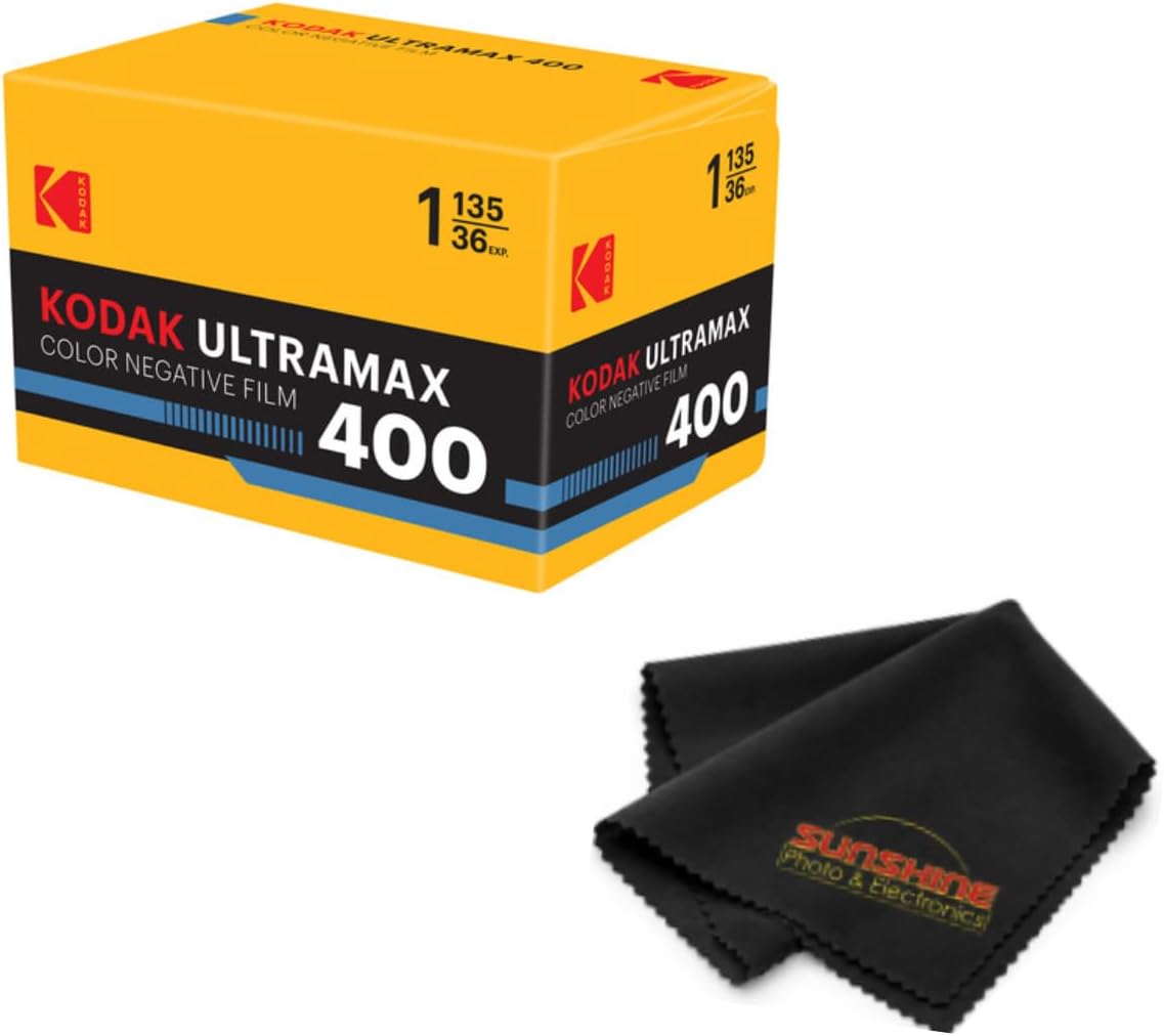 Kodak Ultramax 400 Color Print Film 36 Exp. 35mm DX 400 135-36 (108 Pics) (Pack of 3). Basic