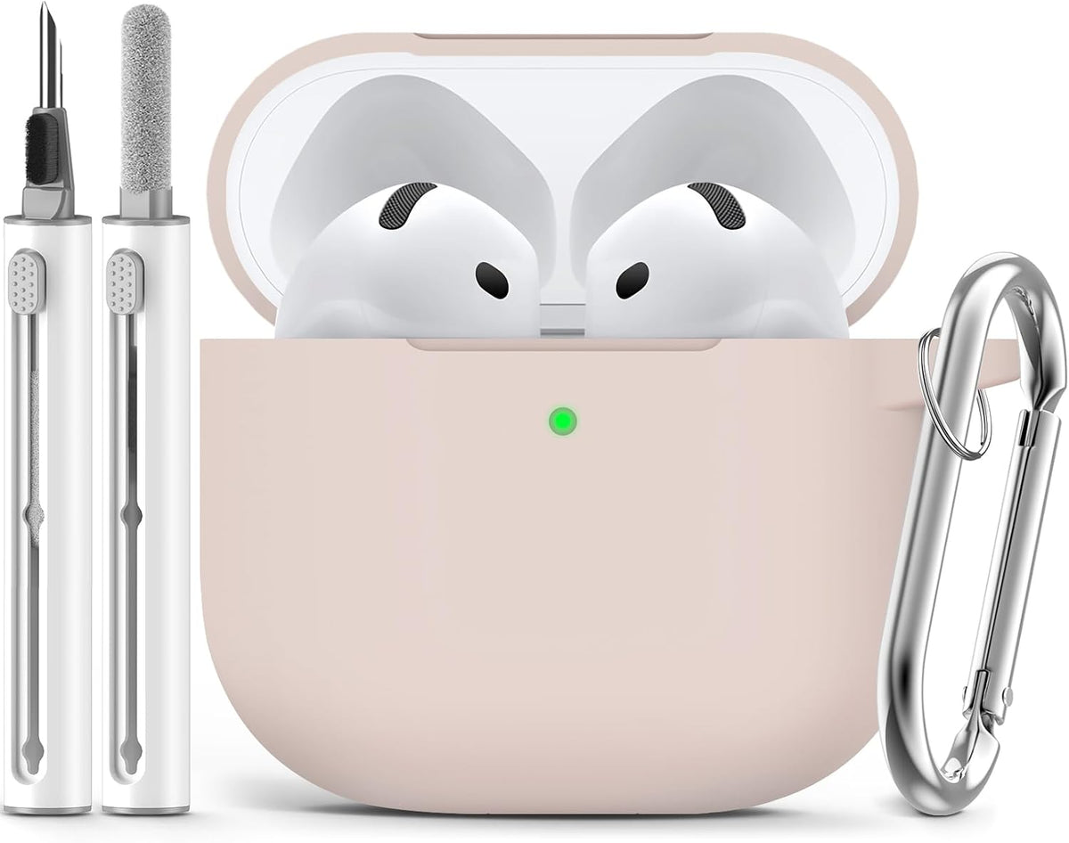 Ljusmicker for AirPods Pro 3 Case 2025 with Cleaner Kit.Black | Soft Silicone Protective Cover for Apple AirPod Pro 3rd Generation Case with Keychain for Women Men.Shockproof