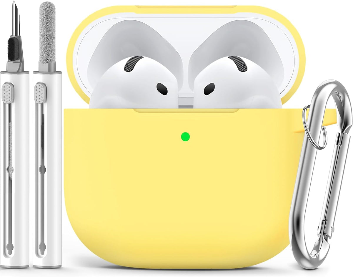 Ljusmicker for AirPods Pro 3 Case 2025 with Cleaner Kit.Black | Soft Silicone Protective Cover for Apple AirPod Pro 3rd Generation Case with Keychain for Women Men.Shockproof