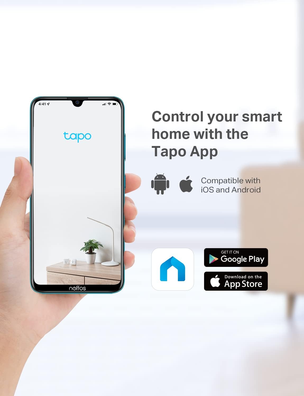TP-Link Tapo 1080P Indoor Security Camera for Baby Monitor. Dog Camera w/Motion Detection. 2-Way Audio Siren. Night Vision. Cloud & SD Card Storage. Works w/Alexa & Google Home (Tapo C100)