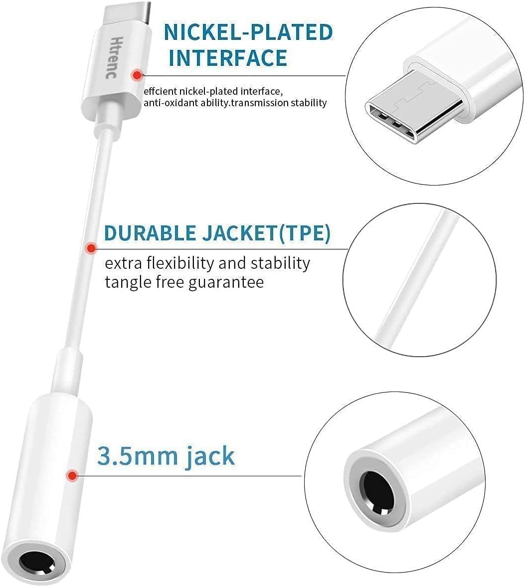 USB C to 3.5mm Headphone Jack Adapter for iPhone17/ iPhone 16/16 Pro/15/15 Pro/Pro Max/Plus. Type C Aux Audio Dongle Cable Cord Compatible with iPad. Samsung Galaxy S23/S22/S21. MacBook(100 Pack)