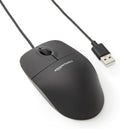 Amazon Basics 3-Button USB Wired Mouse with Responsive Tracking. Plug & Play. Compatible with Windows and Mac. Black