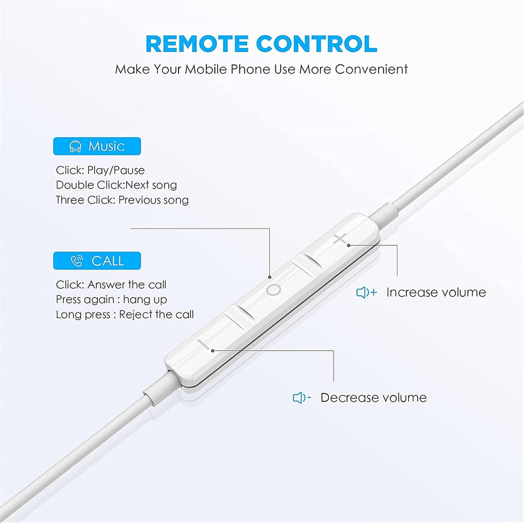 USB C Headphones for iPhone 17/16/15 Pro Max Plus Earbuds.Type C Earphones | with Microphone & Remote Noise Cancelling Earphones for iPhone 17/16/15 Pro Max Plus.iPad.Galaxy S26/S25/S24/Ultra Note 10/20