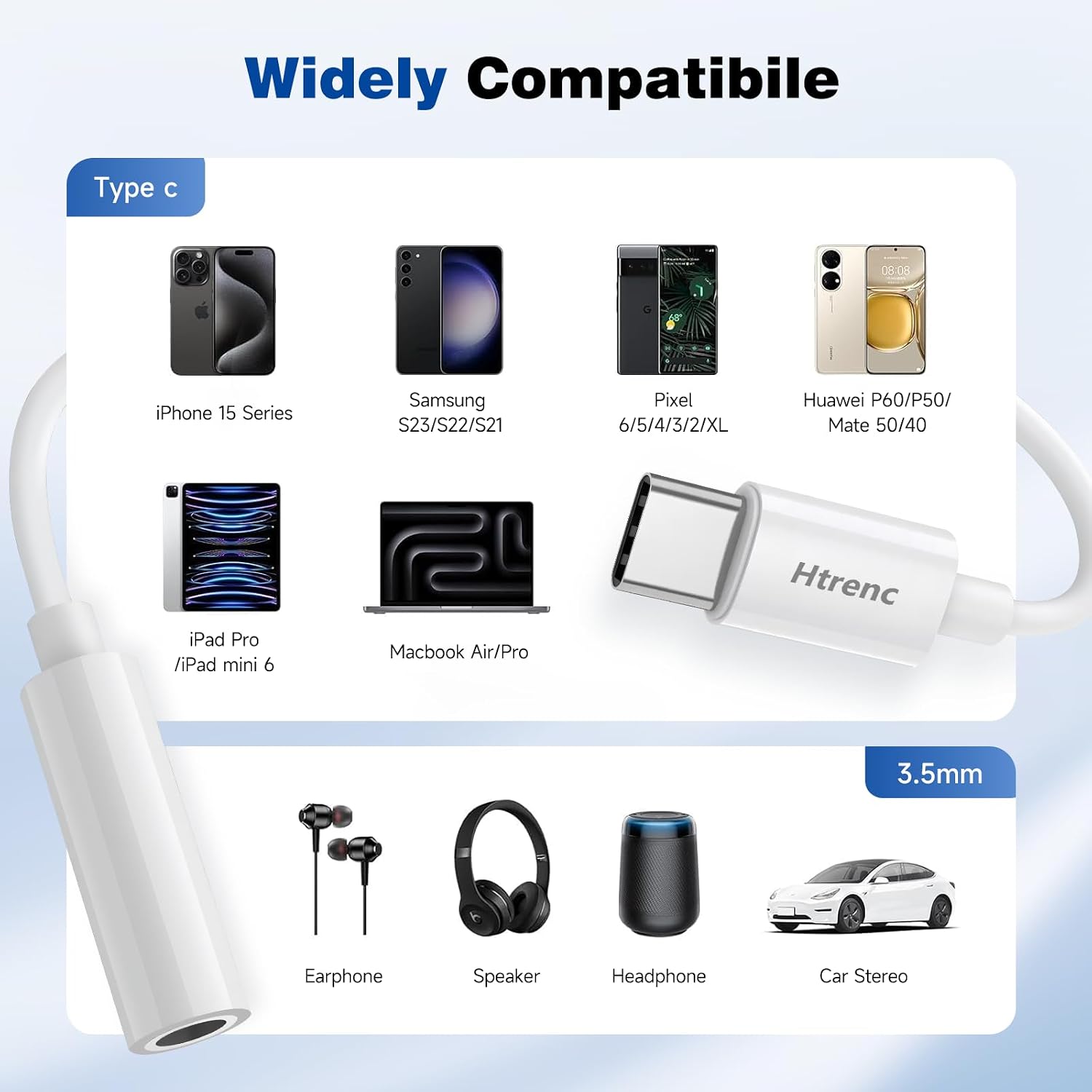 USB C to 3.5mm Headphone Jack Adapter for iPhone17/ iPhone 16/16 Pro/15/15 Pro/Pro Max/Plus. Type C Aux Audio Dongle Cable Cord Compatible with iPad. Samsung Galaxy S23/S22/S21. MacBook(2 Pack)