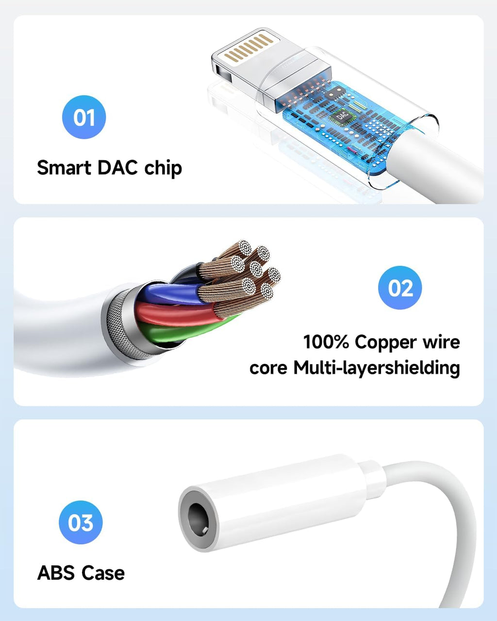 [Apple MFi Certified] 2 Pack Lightning to 3.5 mm Headphone Jack Adapter. iPhone Aux Adapter Converter Dongle Audio Cable Compatible with iPhone 14 13 12 11 X XS 8 7
