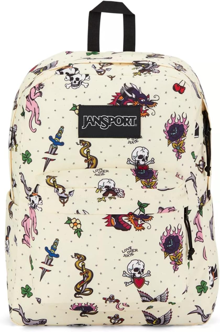 Amazon.com | JanSport SuperBreak Plus Backpack with Padded 15-inch Laptop Sleeve and Integrated Bottle Pocket - Spacious and Durable Daypack for Work and Travel - Black | Casual Daypacks