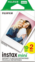 FUJIFILM Instax Mini Instant Film Twin Pack (White). 20 Photos | The instax film ensures sharp