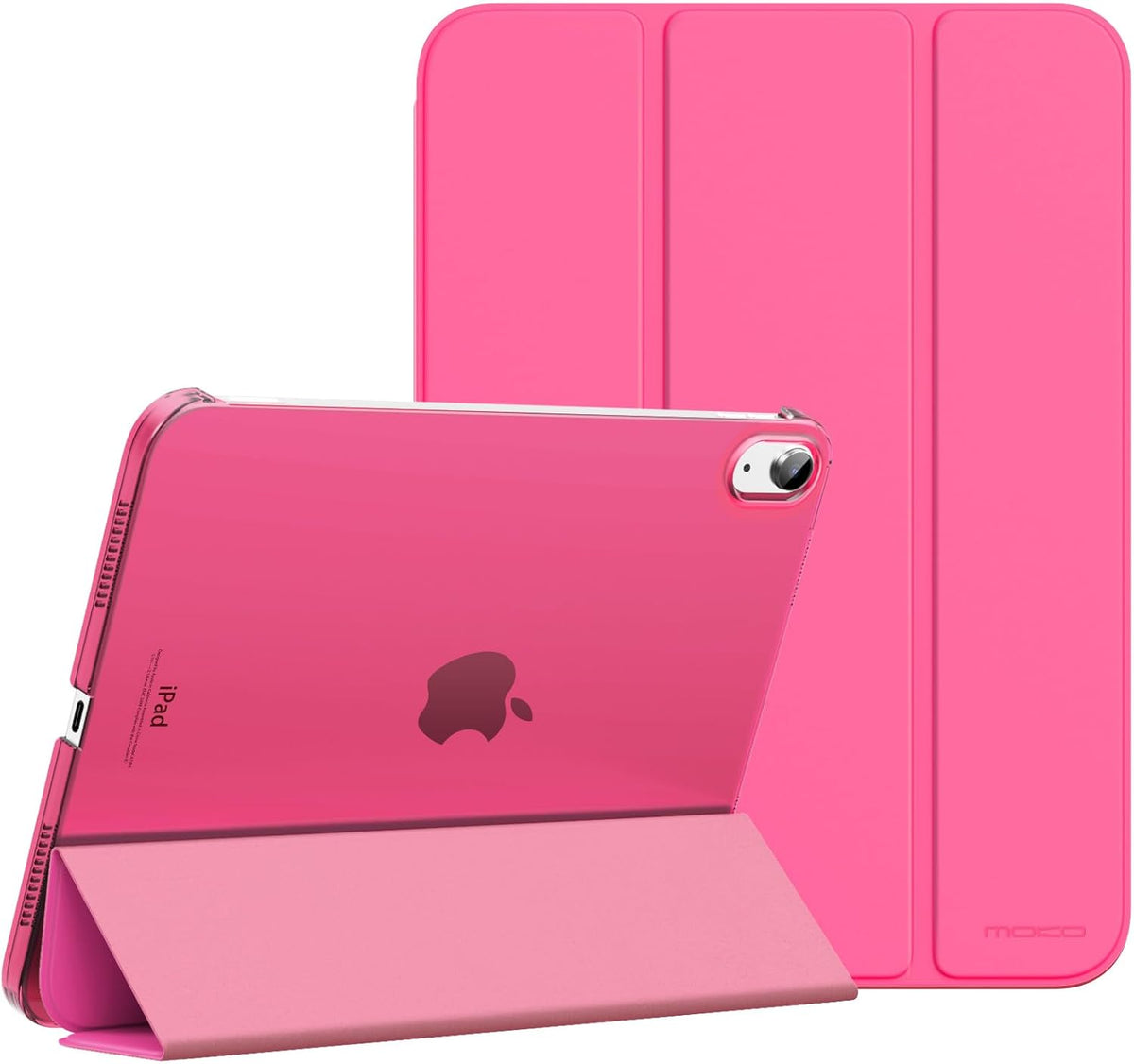 MoKo for iPad (A16) 11th Generation Case. iPad 10th Gen Case. Navy Blue | For iPad 11/10.9 Inch Case 2025/2022. Slim Stand Hard PC Translucent Back Shell Smart Cover.Support Touch ID.Auto Wake/Sleep