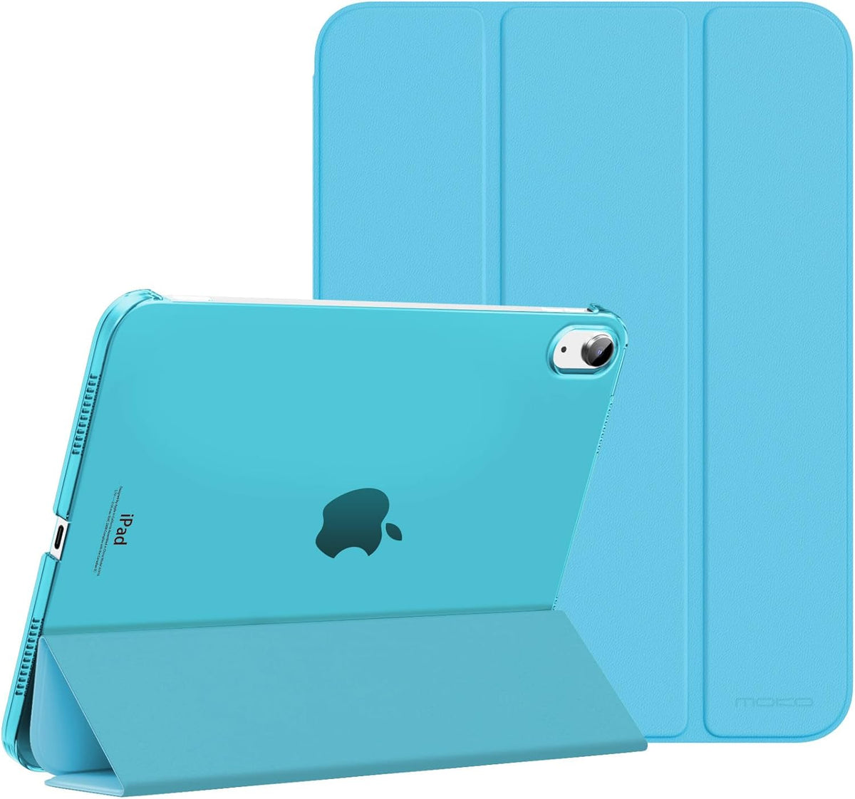 MoKo for iPad (A16) 11th Generation Case. iPad 10th Gen Case. Navy Blue | For iPad 11/10.9 Inch Case 2025/2022. Slim Stand Hard PC Translucent Back Shell Smart Cover.Support Touch ID.Auto Wake/Sleep