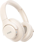 KVIDIO Bluetooth Headphones Wireless Over Ear Headsets 65H Playtime | Deep Bass. HiFi Stereo. Bluetooth 6.0. Microphone. Comfortable Fit. Foldable. Lightweight. Low Latency for Travel Home Office