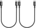 Anker USB C to USB C Cable. 60W Fast Charging Cable (2-Pack. 1 ft. Black) | For iPhone 17 Series. iPad mini 6. and More