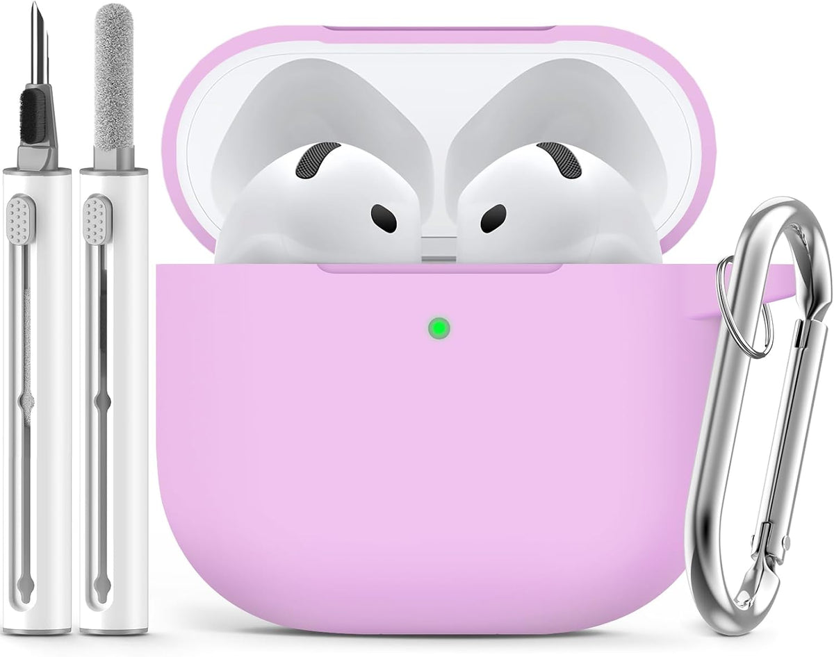Ljusmicker for AirPods Pro 3 Case 2025 with Cleaner Kit.Black | Soft Silicone Protective Cover for Apple AirPod Pro 3rd Generation Case with Keychain for Women Men.Shockproof