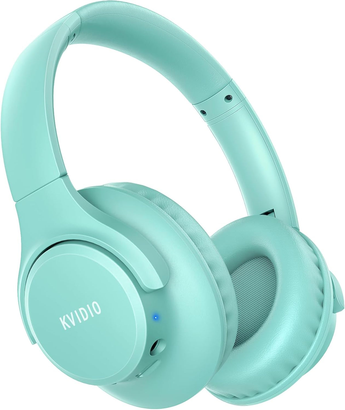 KVIDIO Bluetooth Headphones Wireless Over Ear Headsets 65H Playtime | Deep Bass. HiFi Stereo. Bluetooth 6.0. Microphone. Comfortable Fit. Foldable. Lightweight. Low Latency for Travel Home Office