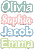 Custom Name Stickers for Water Bottles - Personalized Waterproof Vinyl Name Labels for Cups. Tumblers. Helmets. Laptop. Servers. Cars and Daycare (6 Stickers)