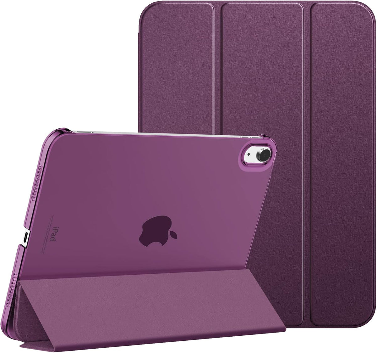 MoKo for iPad (A16) 11th Generation Case. iPad 10th Gen Case. Navy Blue | For iPad 11/10.9 Inch Case 2025/2022. Slim Stand Hard PC Translucent Back Shell Smart Cover.Support Touch ID.Auto Wake/Sleep