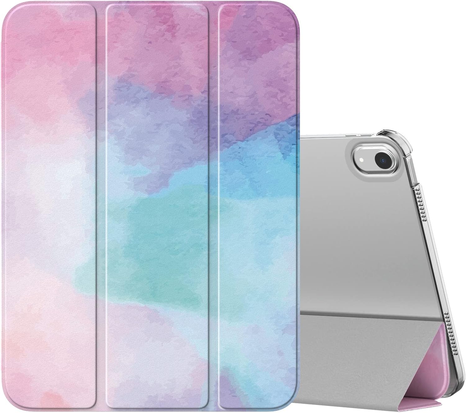 MoKo for iPad (A16) 11th Generation Case. iPad 10th Gen Case. Navy Blue | For iPad 11/10.9 Inch Case 2025/2022. Slim Stand Hard PC Translucent Back Shell Smart Cover.Support Touch ID.Auto Wake/Sleep