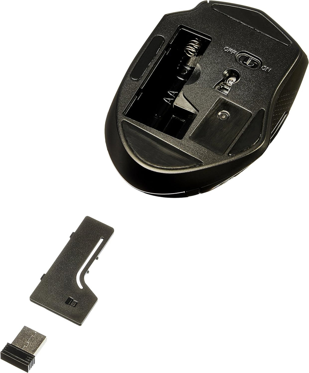 Amazon Basics Portable Wireless Computer Mouse. Ergonomic. 2.4 GHz Optical. DPI Adjustable. Easy to Use. Compatible With PC. Mac. Laptop. Black