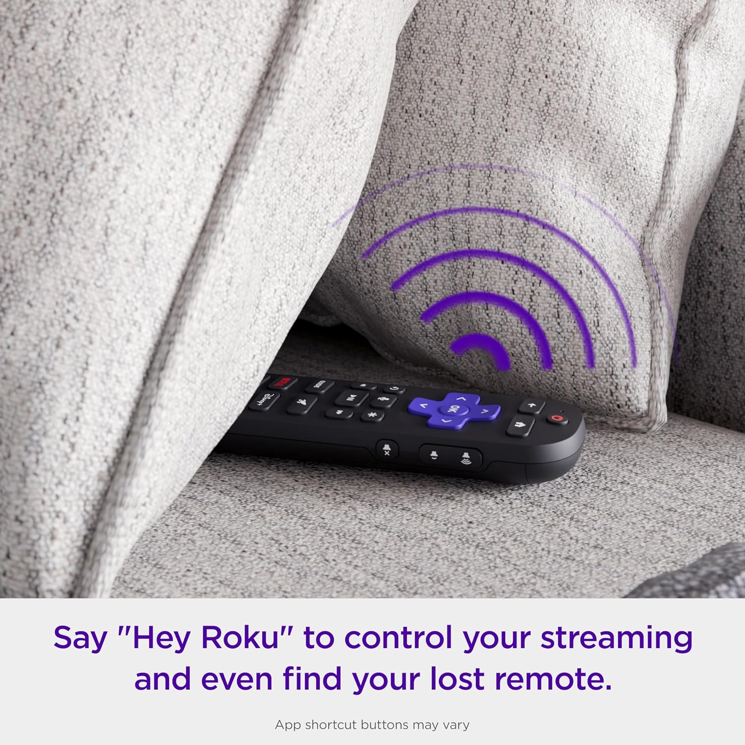 Roku Voice Remote Pro (2nd Ed.). TV Remote Control with Backlit Buttons | Hands-free Voice Controls. Rechargeable. & Lost Remote Finder - Replacement Compatible with All Roku TV. Players & Audio